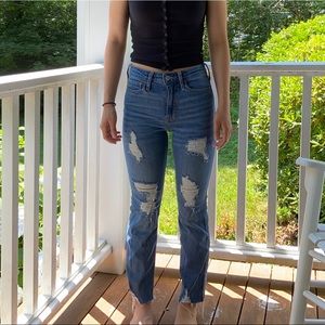 Hollister ripped jeans